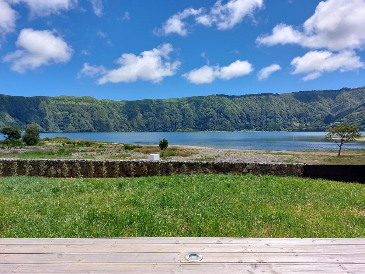 Sete Cidades Lake Cabin - Casa Da Lagoa 蓬塔德尔加达 外观 照片