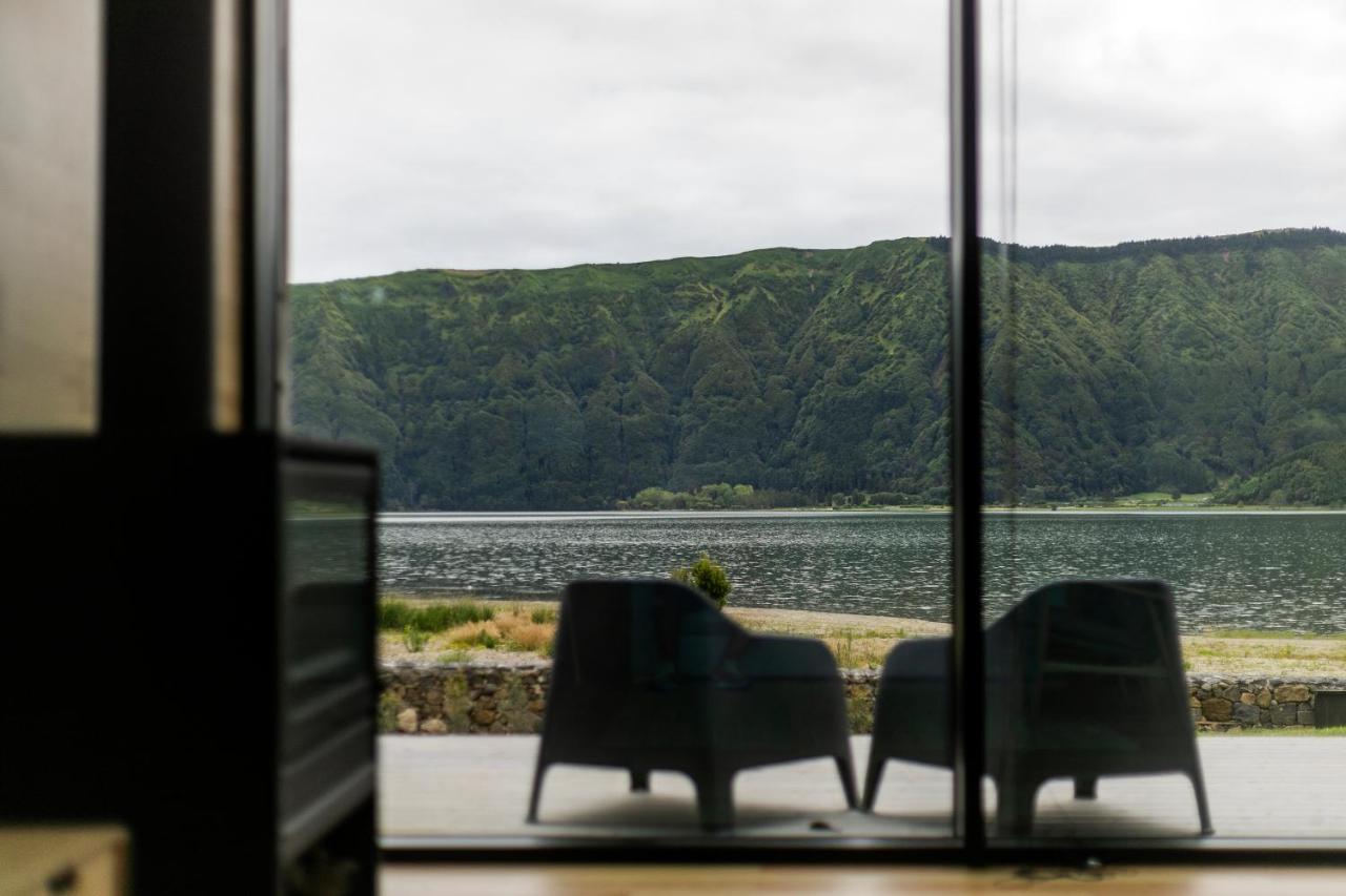 Sete Cidades Lake Cabin - Casa Da Lagoa 蓬塔德尔加达 外观 照片