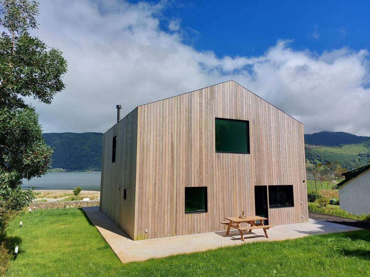 Sete Cidades Lake Cabin - Casa Da Lagoa 蓬塔德尔加达 外观 照片