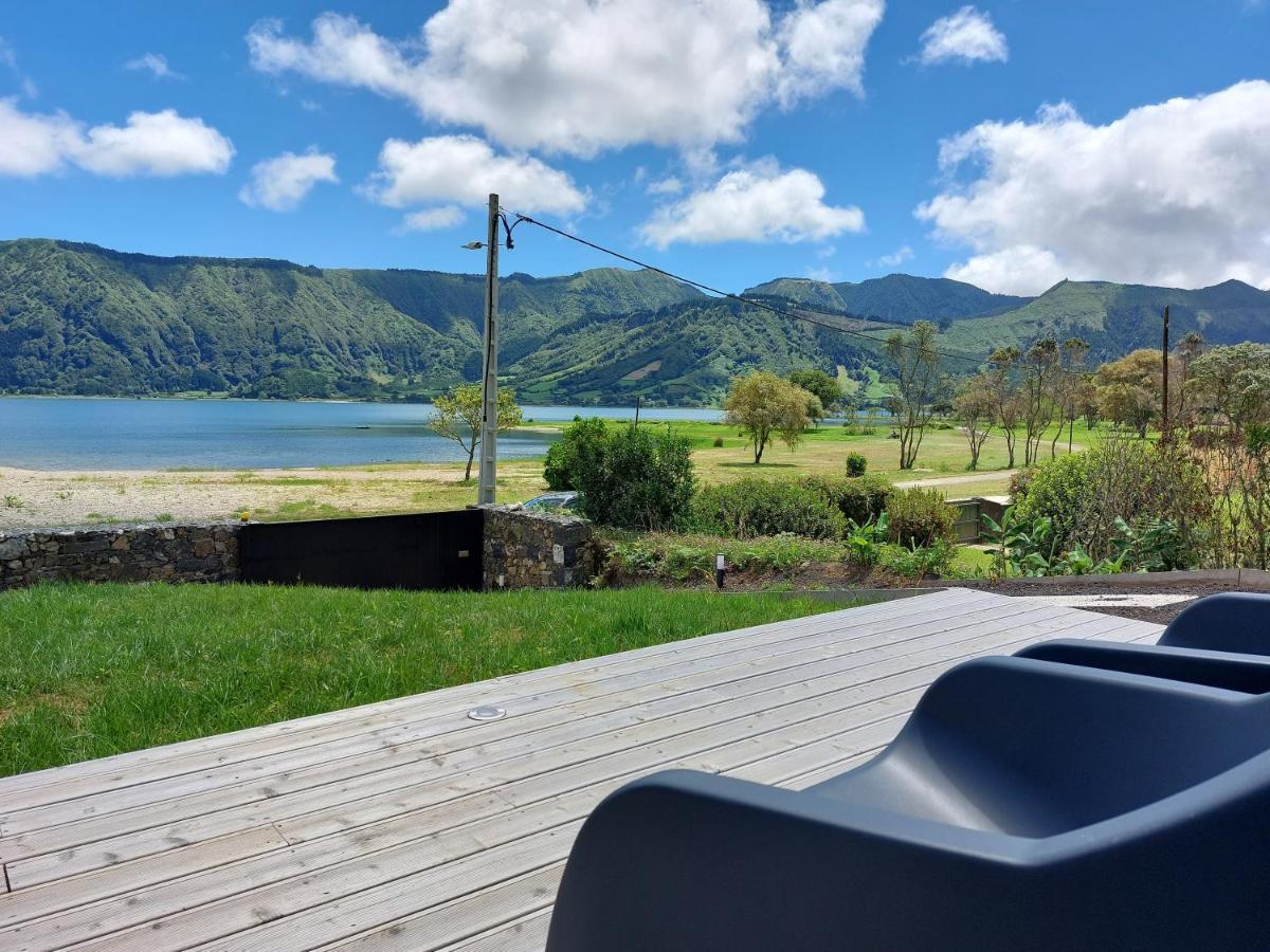 Sete Cidades Lake Cabin - Casa Da Lagoa 蓬塔德尔加达 外观 照片