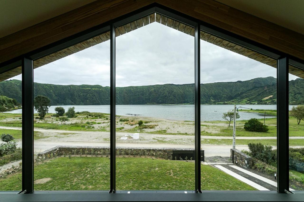Sete Cidades Lake Cabin - Casa Da Lagoa 蓬塔德尔加达 外观 照片