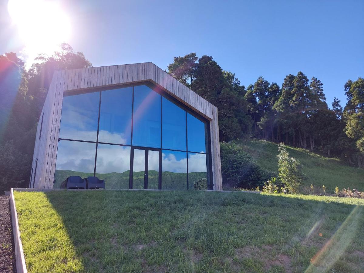 Sete Cidades Lake Cabin - Casa Da Lagoa 蓬塔德尔加达 外观 照片