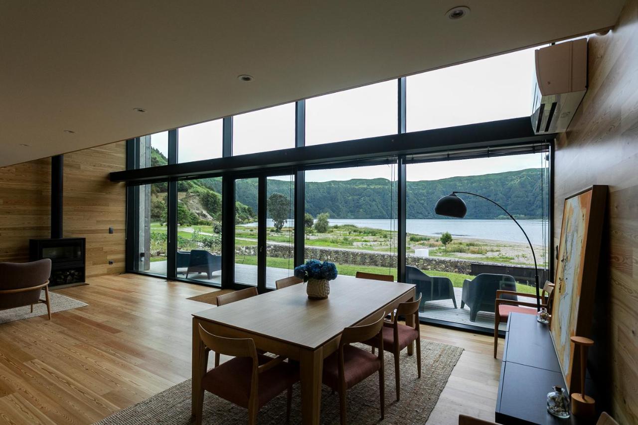 Sete Cidades Lake Cabin - Casa Da Lagoa 蓬塔德尔加达 外观 照片