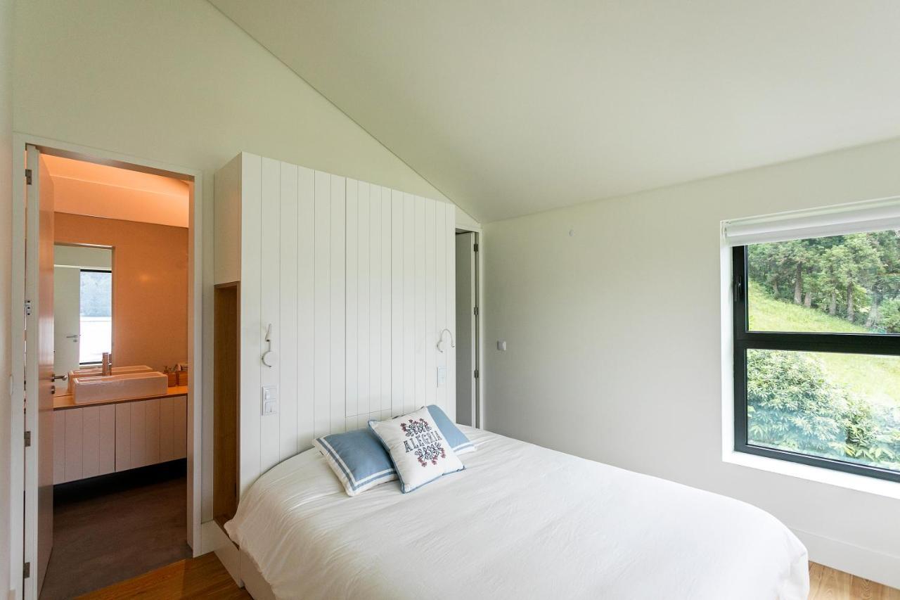 Sete Cidades Lake Cabin - Casa Da Lagoa 蓬塔德尔加达 外观 照片