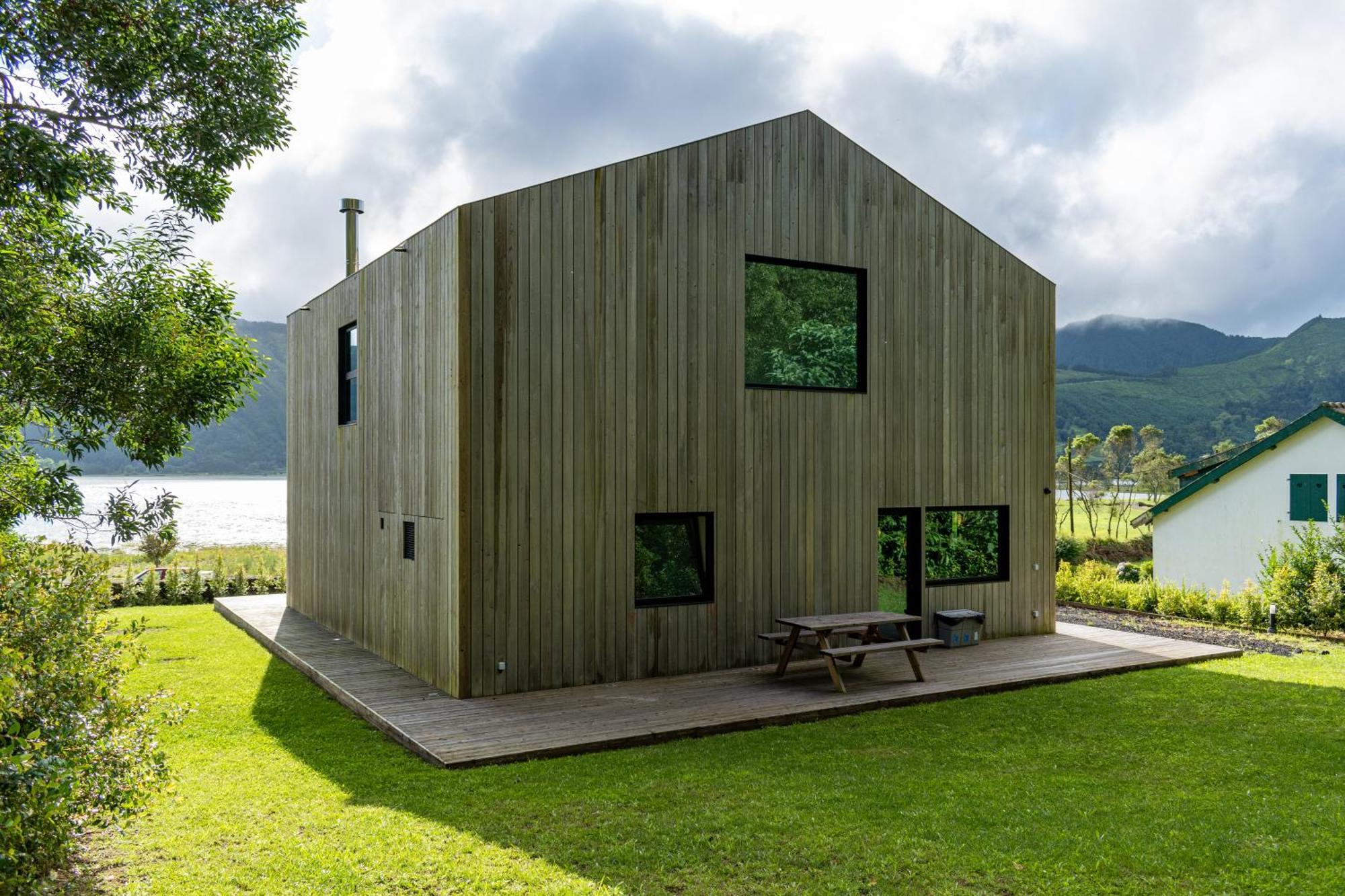 Sete Cidades Lake Cabin - Casa Da Lagoa 蓬塔德尔加达 外观 照片