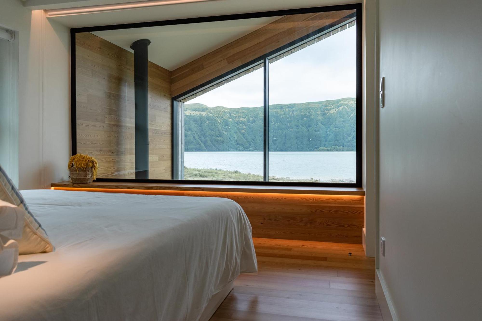 Sete Cidades Lake Cabin - Casa Da Lagoa 蓬塔德尔加达 外观 照片
