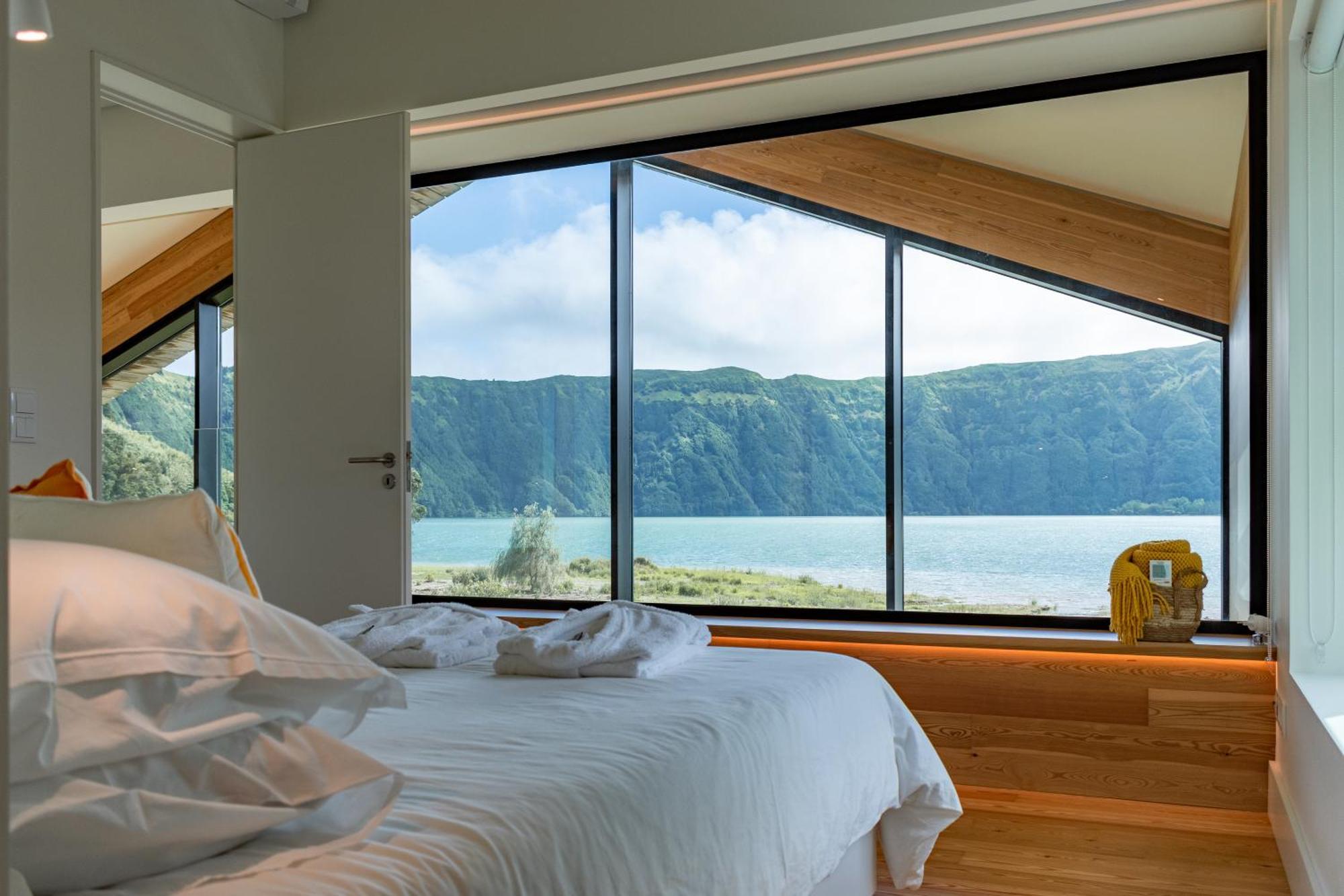 Sete Cidades Lake Cabin - Casa Da Lagoa 蓬塔德尔加达 外观 照片