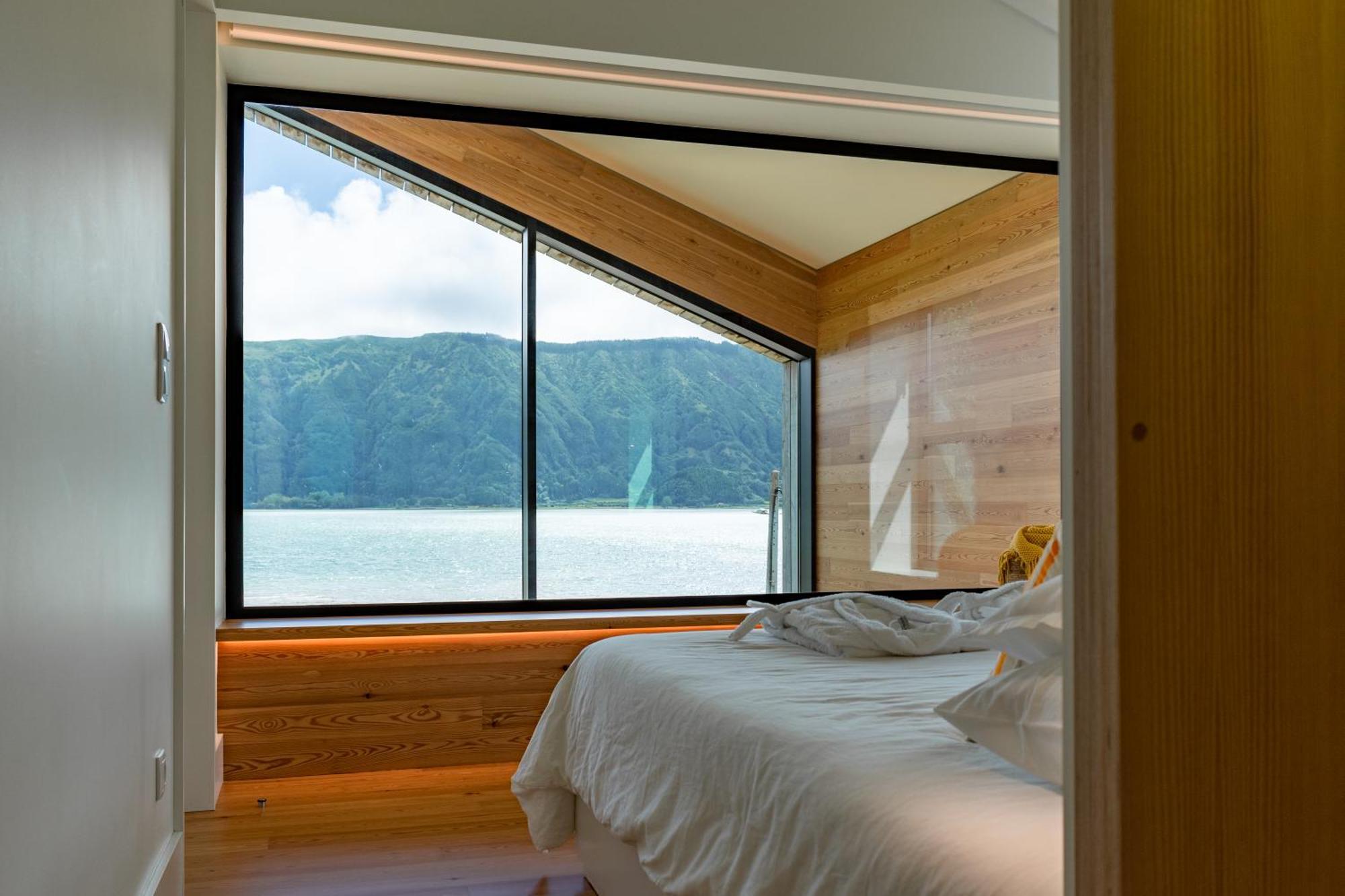 Sete Cidades Lake Cabin - Casa Da Lagoa 蓬塔德尔加达 外观 照片