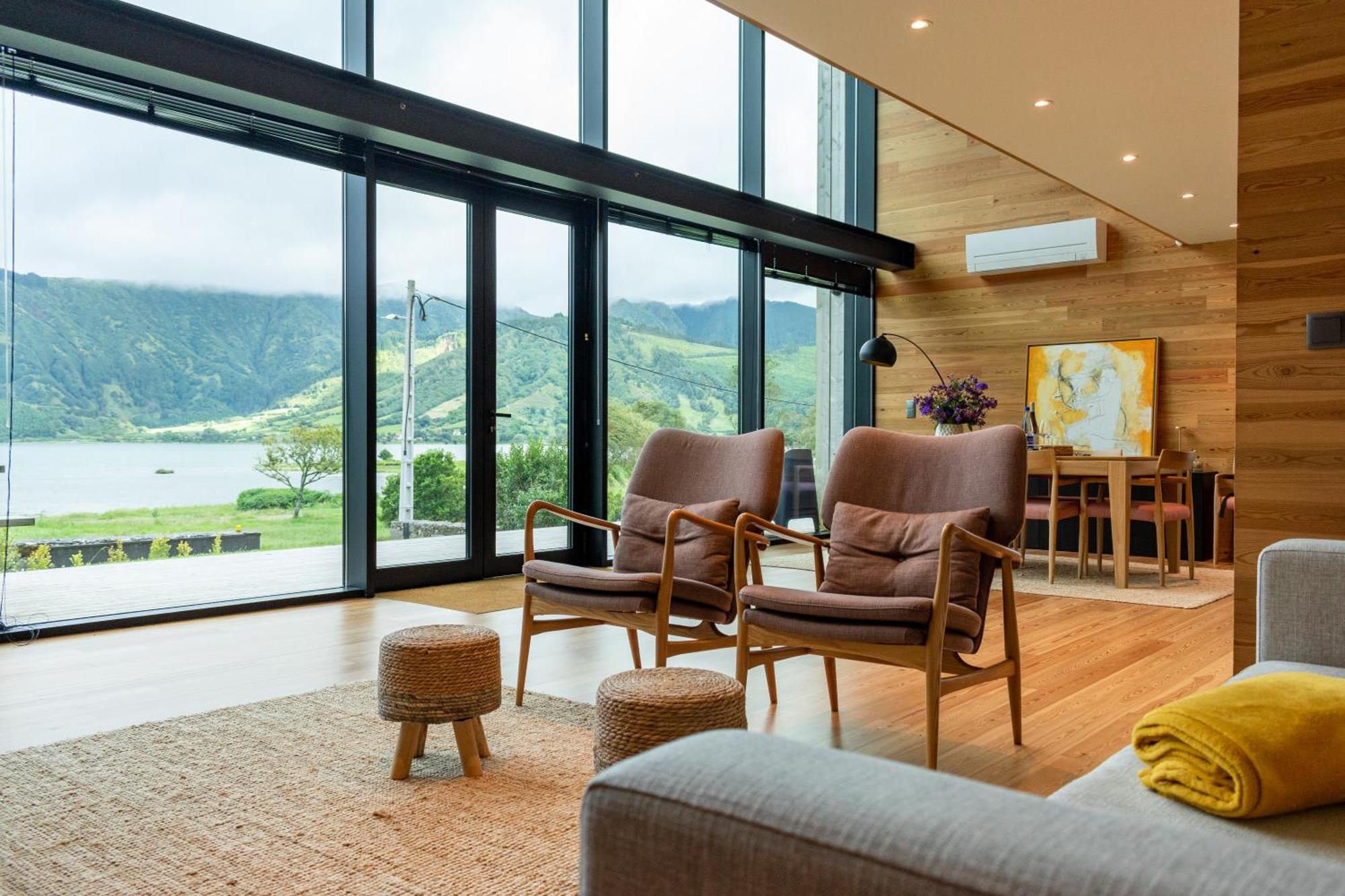 Sete Cidades Lake Cabin - Casa Da Lagoa 蓬塔德尔加达 外观 照片