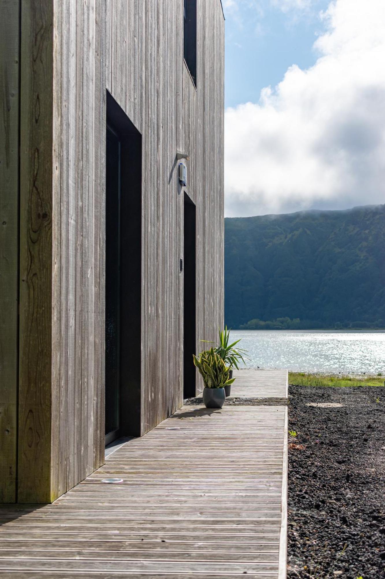 Sete Cidades Lake Cabin - Casa Da Lagoa 蓬塔德尔加达 外观 照片