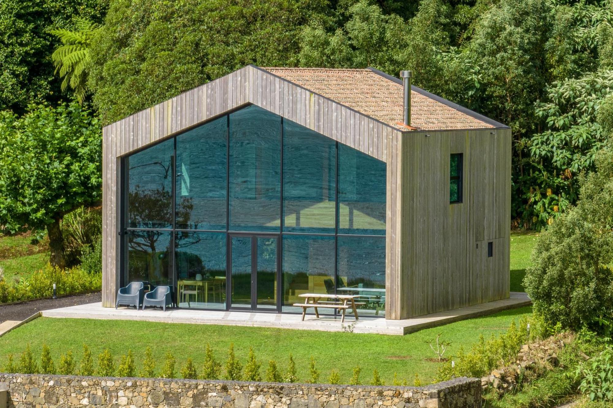 Sete Cidades Lake Cabin - Casa Da Lagoa 蓬塔德尔加达 外观 照片